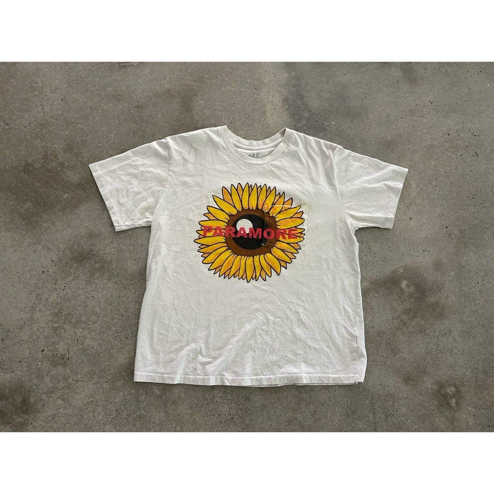 Paramore Sunflower Pocket‎ T Shirt After Laughter Unif Sz M Limited Edition